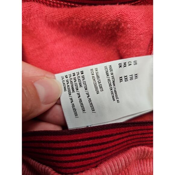 American Eagle Sweatpants Womens 2X Red Jogger Sweats Lounge Casual - Picture 6 of 8